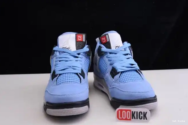 1st Kicks JORDAN 4 AIR CT8527-400 Blue University 0519